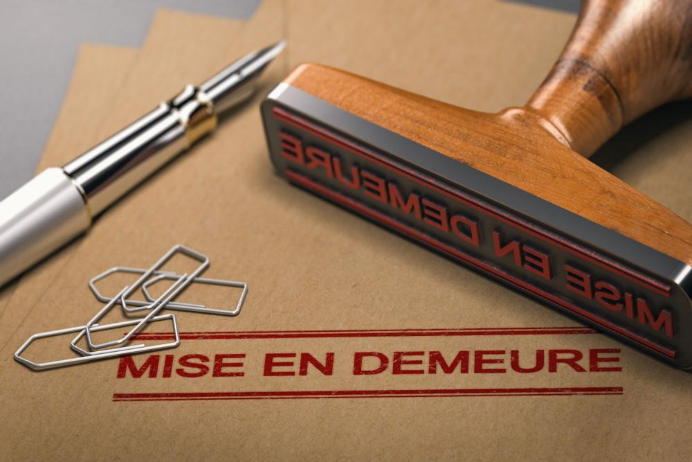 mise-en-demeur
